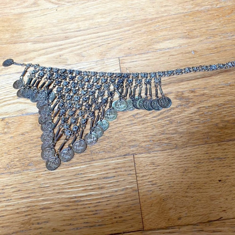 bellydance coin choker